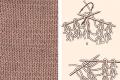 Узоры и схемы вязания спицами — описание Узор спицами «Кружевной листик»